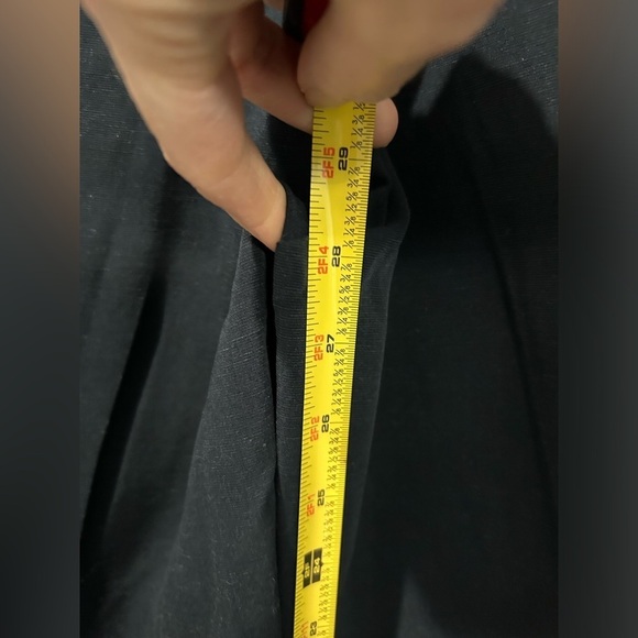 NWT Hearts Of Palm Linen Infused Wide Leg Pants Sz 8 Navy Business Casual Women - Picture 7 of 7